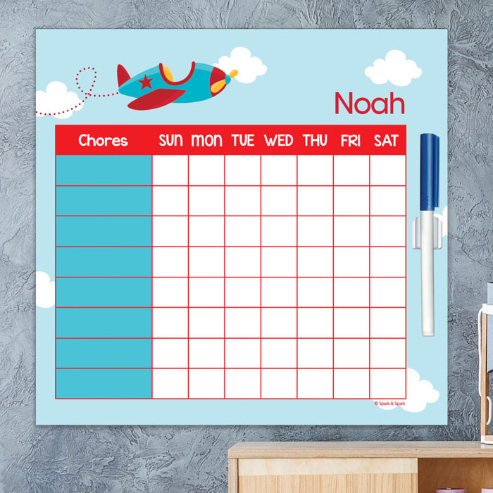 Fly Little Plane Chore Chart
