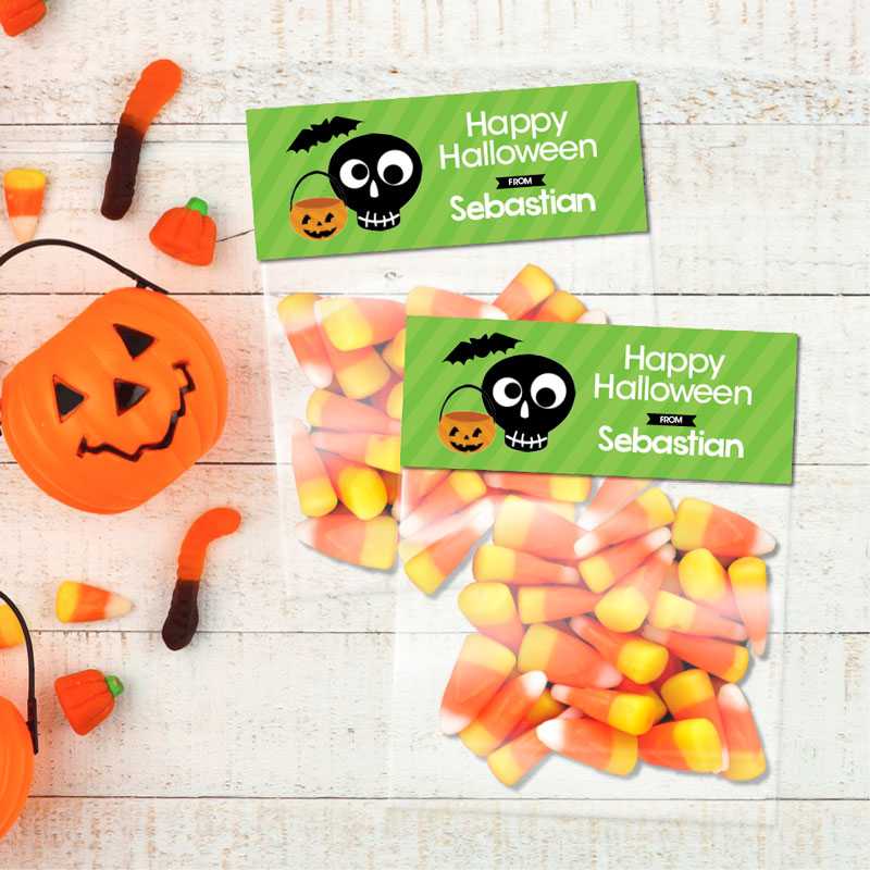 Cute Eskeleton Treat Bags