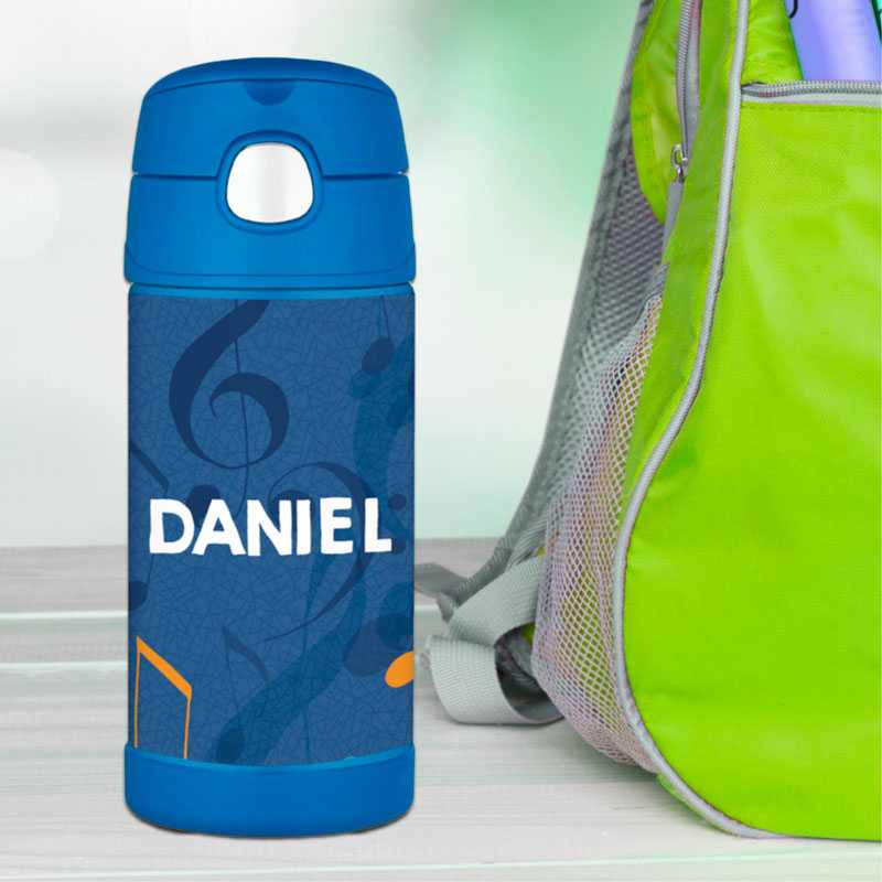 Musical Notes Thermos Bottle