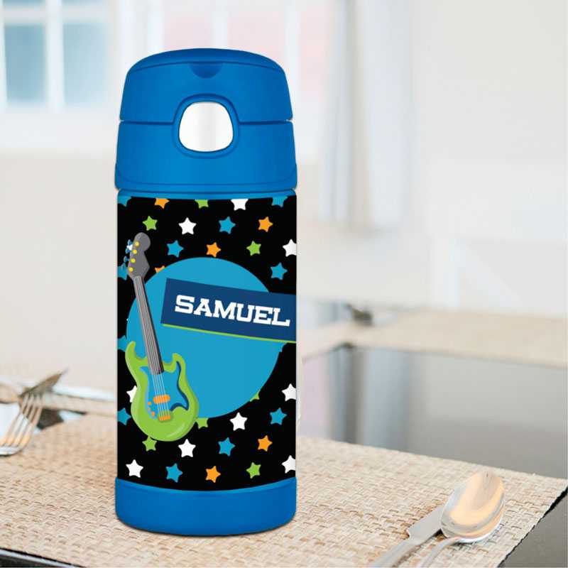 Guitar Sounds Thermos Bottle