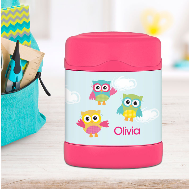 Three Owls Thermos Food Jar