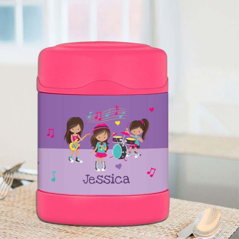 Rock and Roll Band Thermos Food Jar
