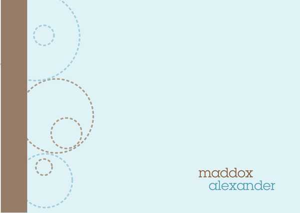 Circles And Swirls Notecards
