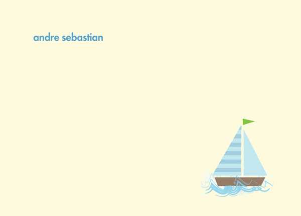 My Sailboat Notecards