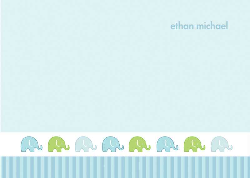 Cute Elephant Notecards