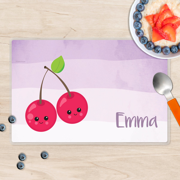 Yummy Cherries Kids Placemat