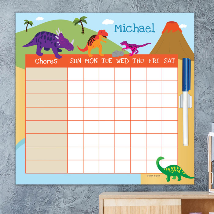 Dinosaurs in the Jungle Chore Chart