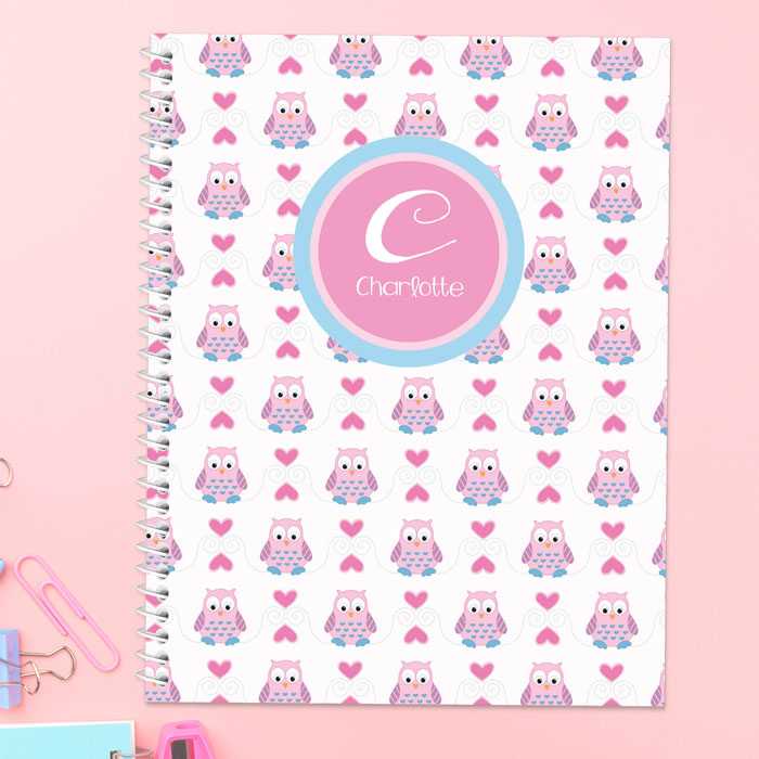 Owl Love Kids Notebook