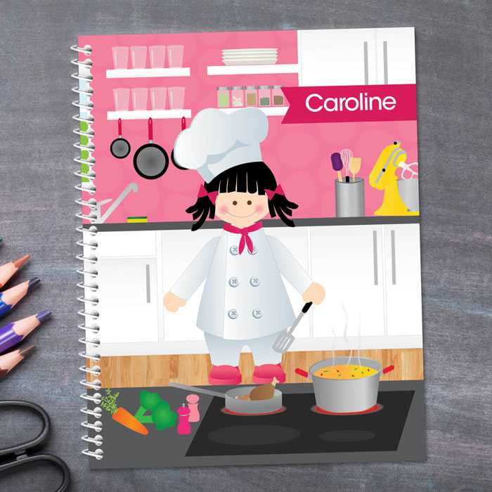 A Girl Chef's Taste Kids Notebook