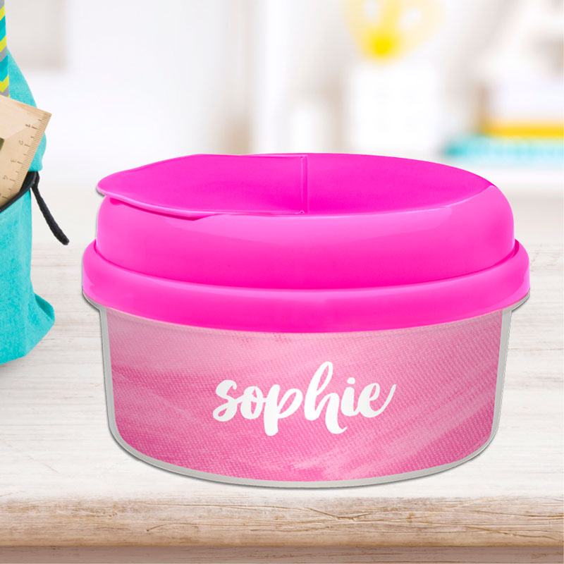 Bold Colorful Name Snack Bowl