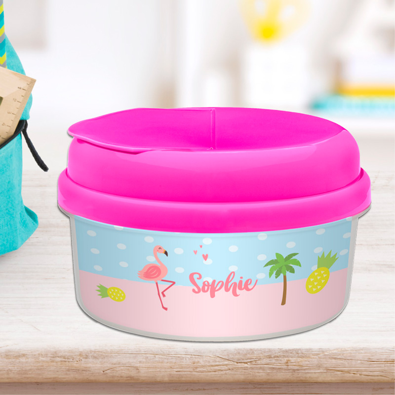 Sweet Flamingo Love Snack Bowl