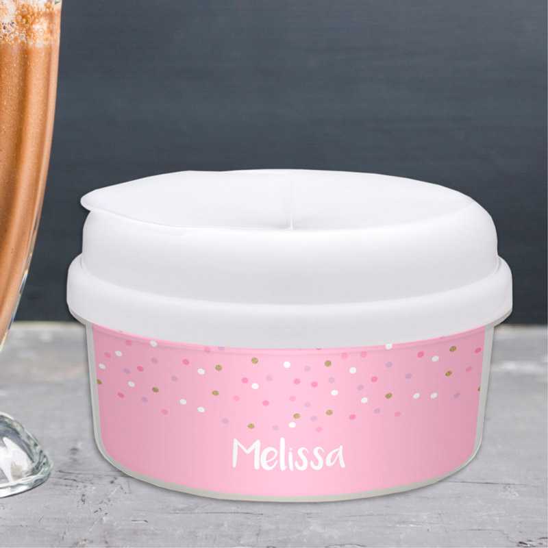 Sweet Glitter Dots Snack Bowl