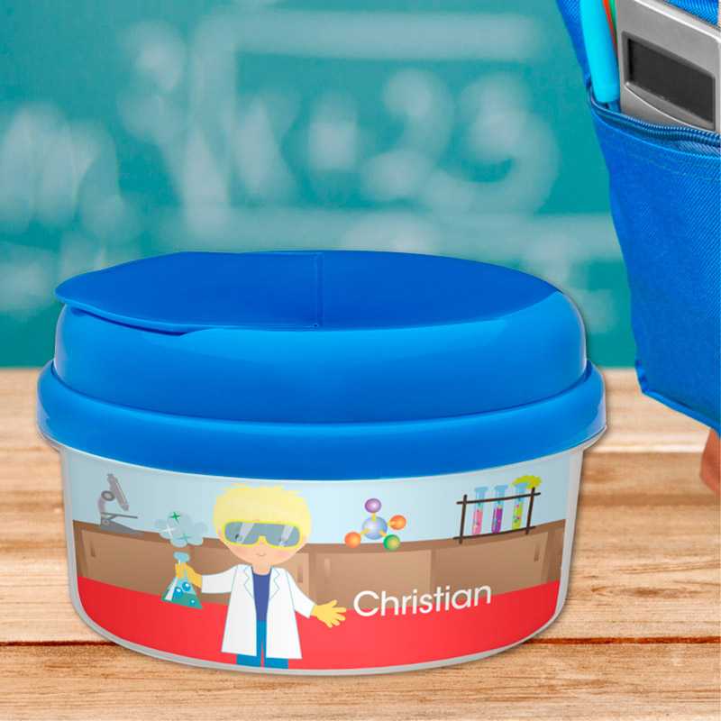 Cool Scientist Boy Snack Bowl