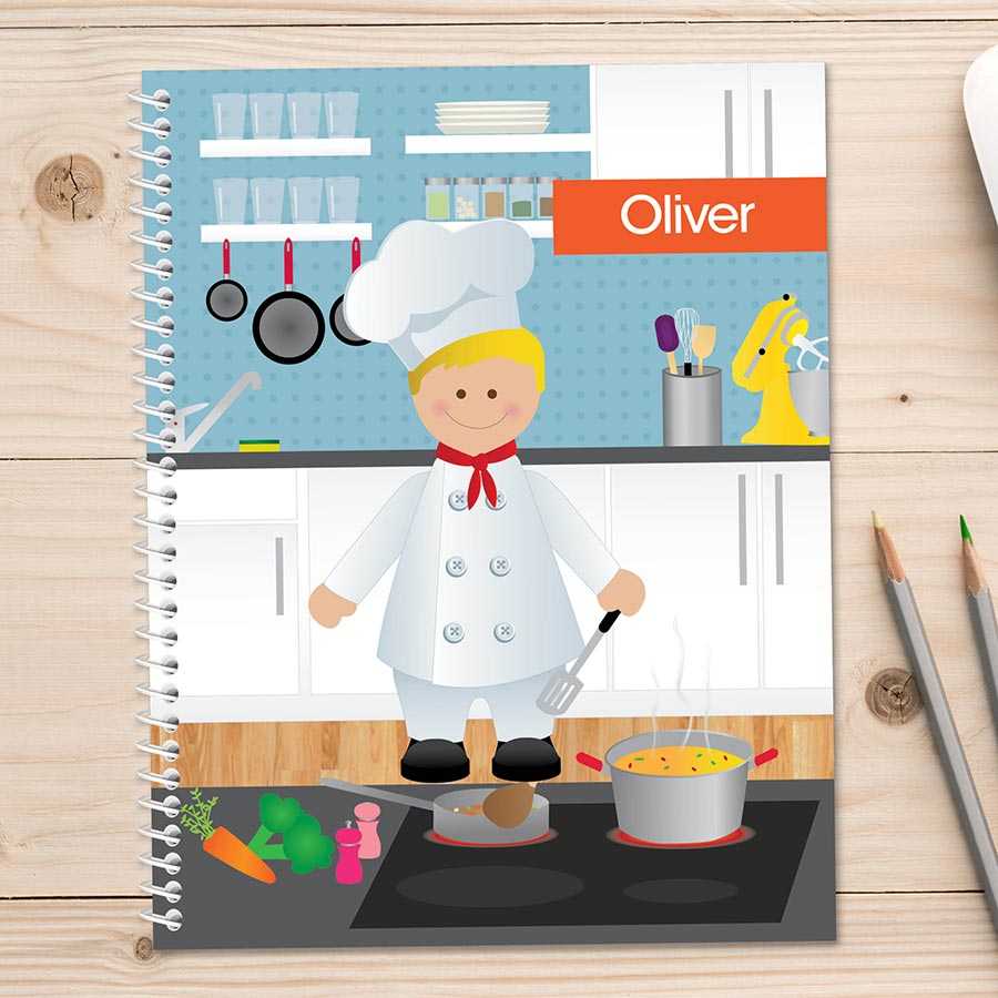 A Boys Chef's Taste Kids Notebook