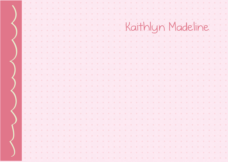 Cute Bunny Pink Notecards