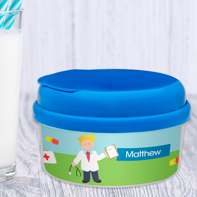 Boy Doctor's Visit Snack Bowl