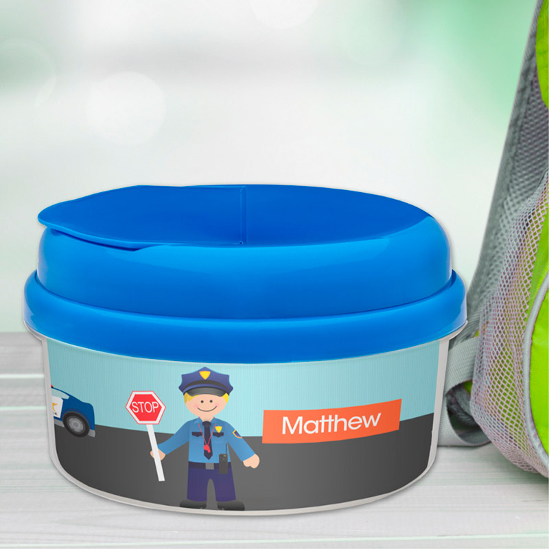 Police On Duty Snack Bowl