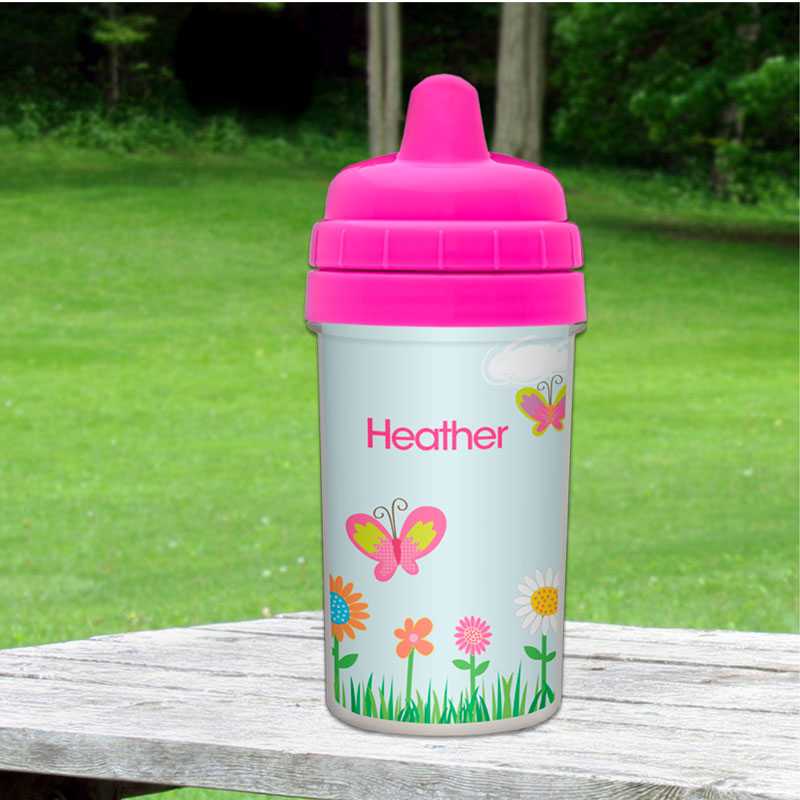 A Butterfly Field Sippy Cup