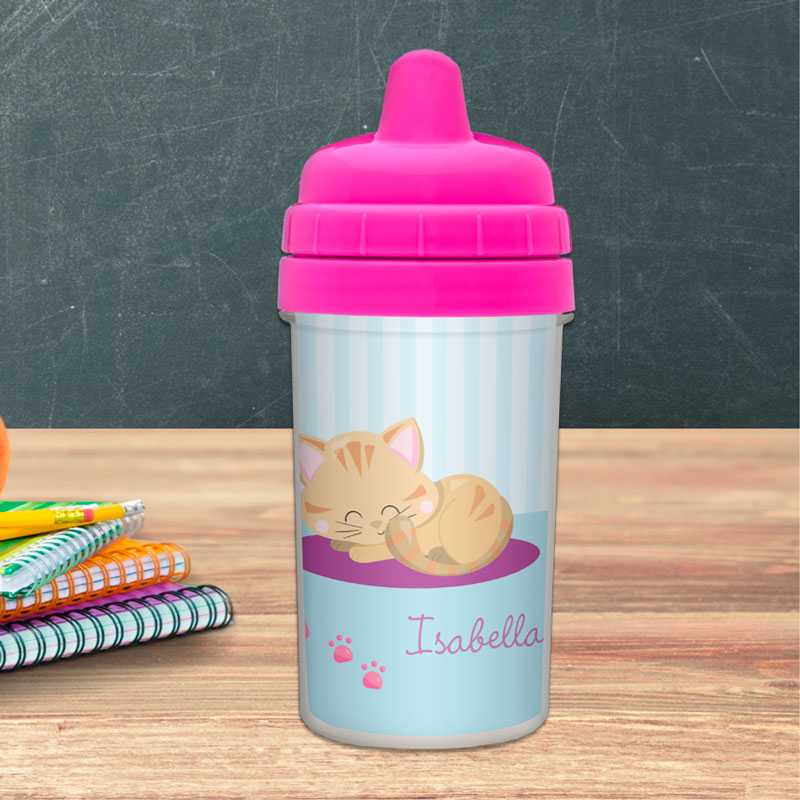 Cute Little Kitten Sippy Cup