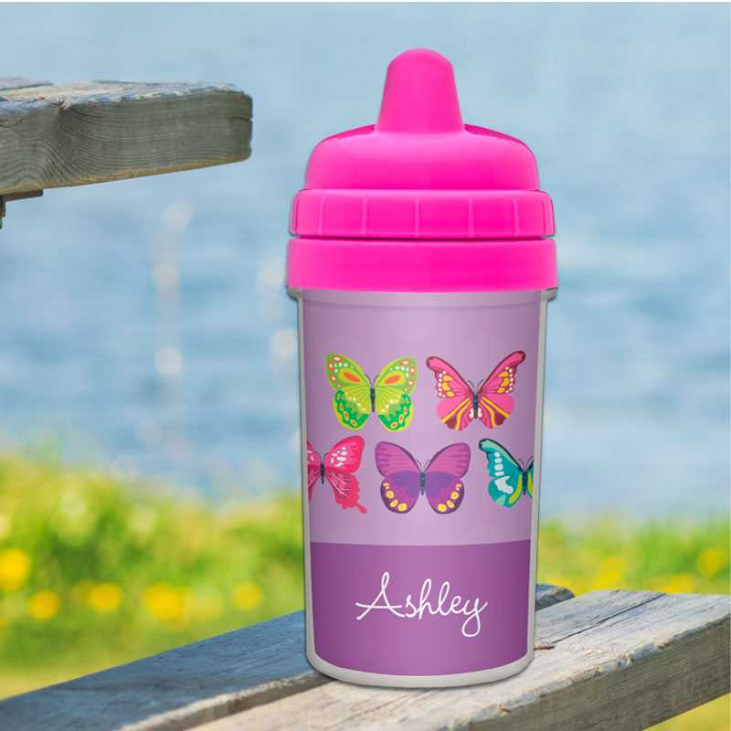Bright Butterflies Sippy Cup