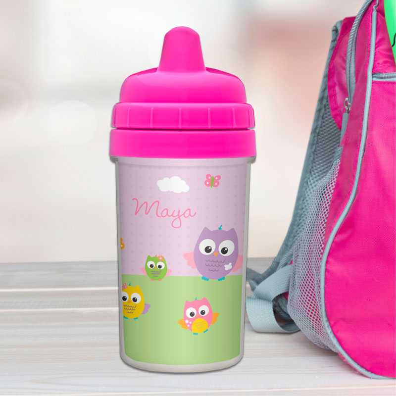Owls On The Field Sippy Cup