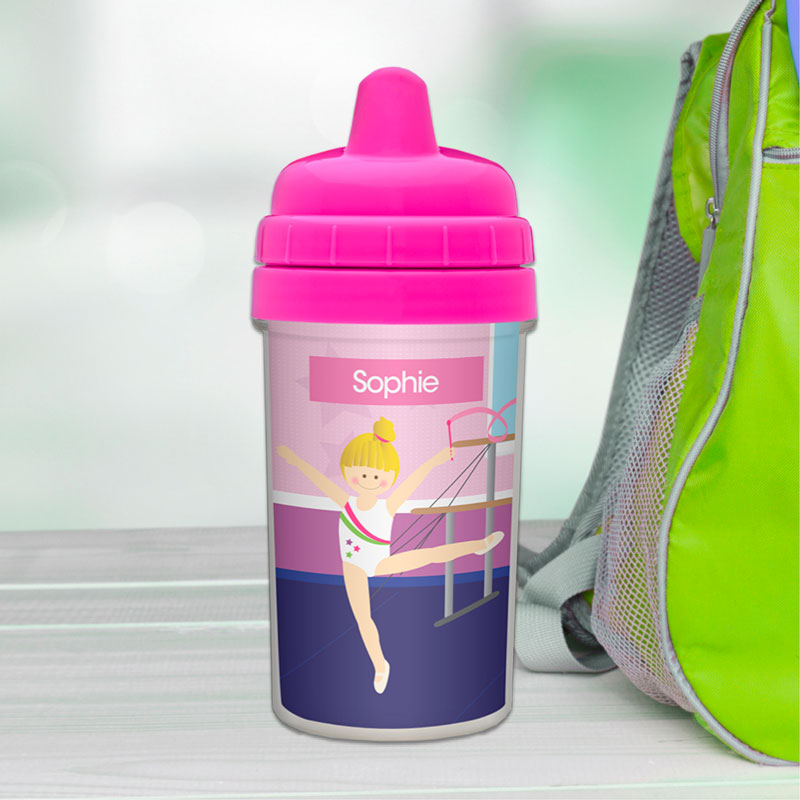 Cute Gymnast Girl Sippy Cup