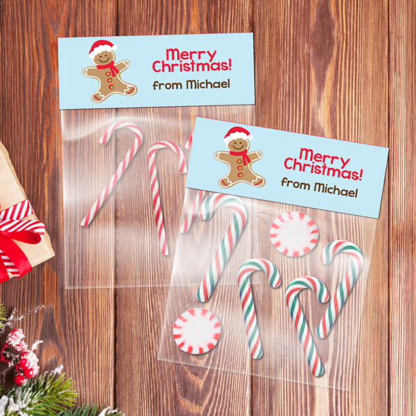 Xmas Cookie for Me (Blue) Treat Bags