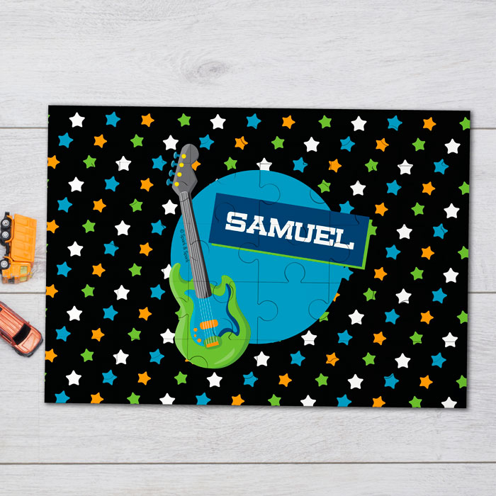 Guitar Sounds Personalized Puzzles