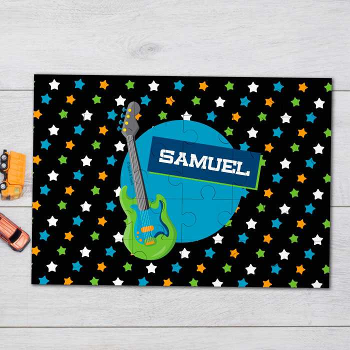 Guitar Sounds Personalized Puzzles