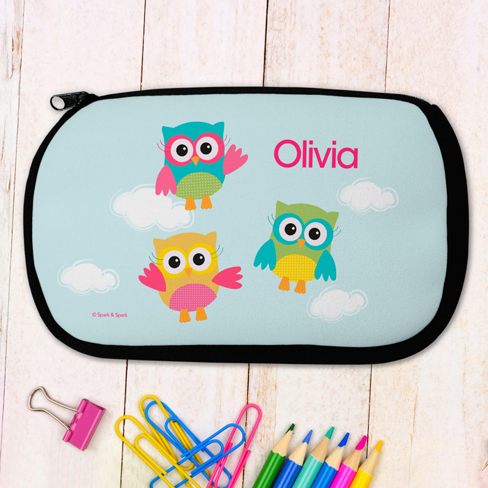 Three Owls Pencil Case