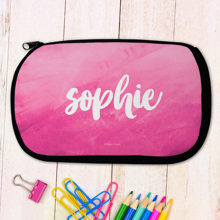 Bold Colorful Name Pencil Case