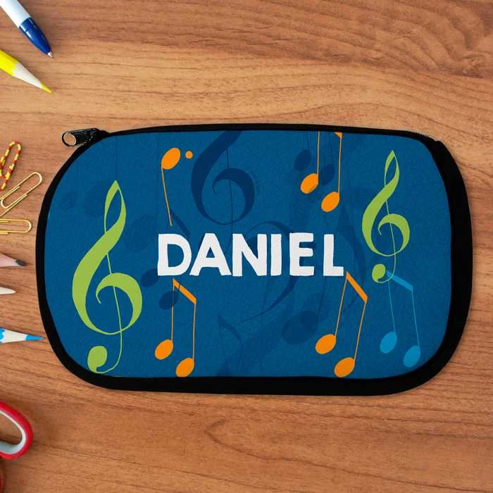 Musical Notes Pencil Case