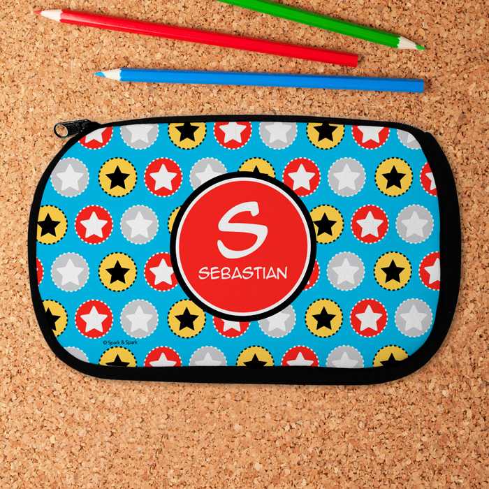 Super Hero Stars Pencil Case