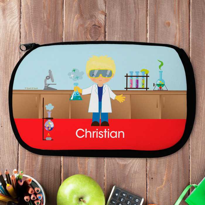 Cool Scientist Boy Pencil Case
