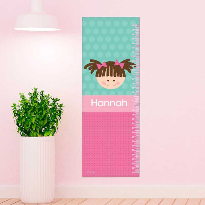 Just Like Me Girl Aqua Growth Chart