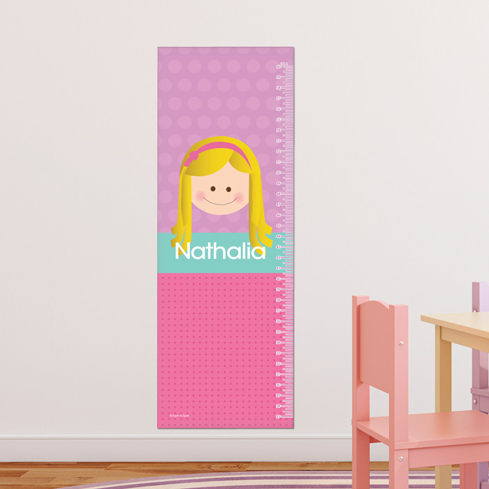 Just Like Me Girl Lavender Growth Chart