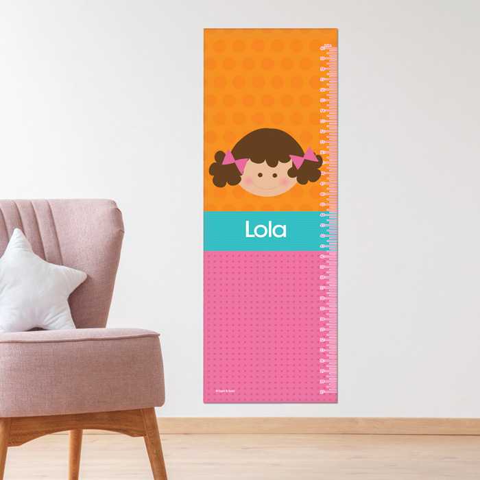 Just Like Me Girl Orange Growth Chart