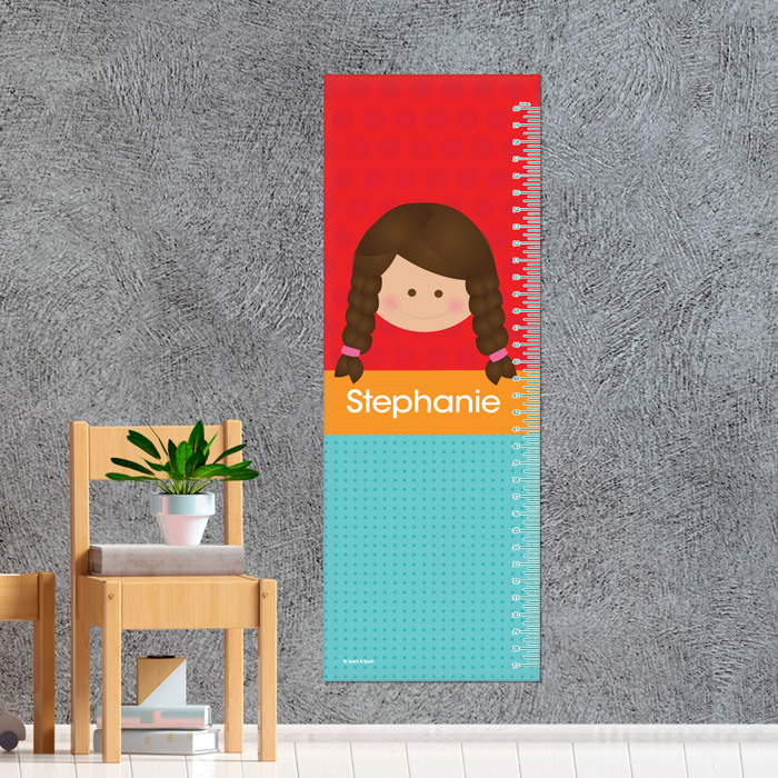Just Like Me Girl Red Growth Chart
