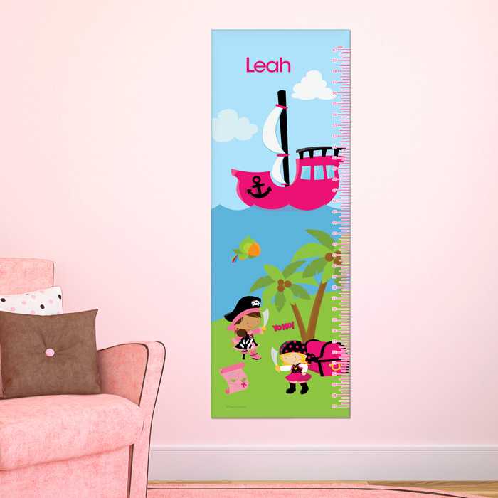 Yo Ho Pirate Girl Growth Chart
