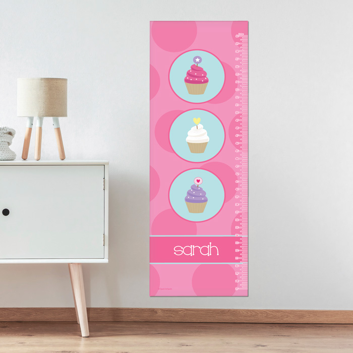 Three Sweet Cupcakes Growth Chart