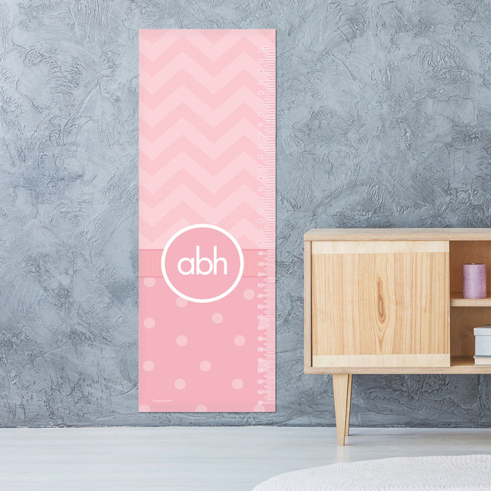 Initials on Chevron Growth Chart