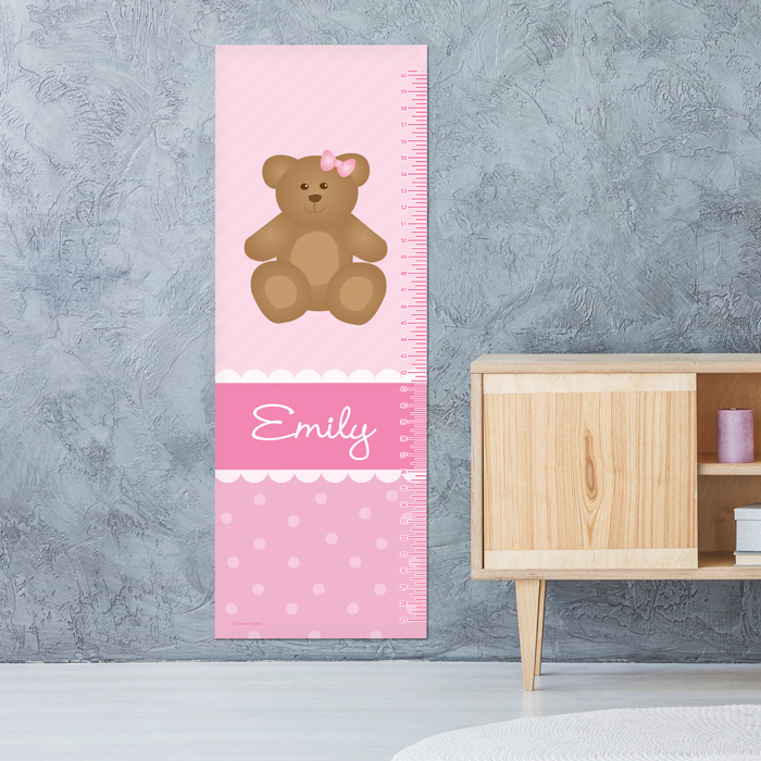 A Sweet Teddy Bear Growth Chart