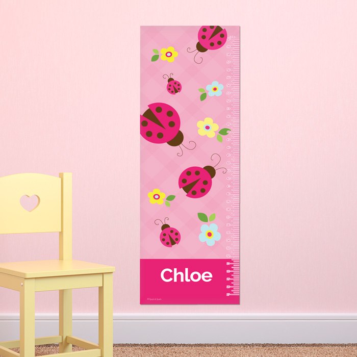 Three Lady Bugs Growth Chart