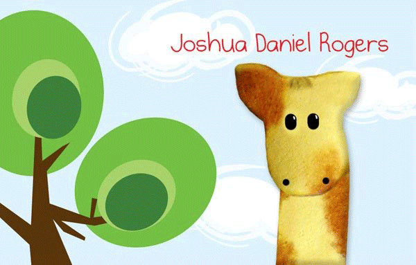 Look At My Cute Giraffe Gift Tag