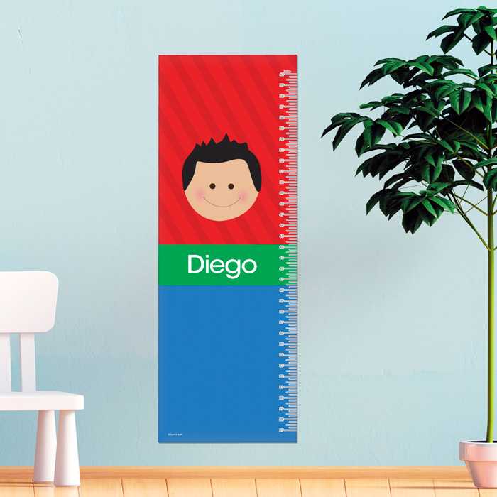 Just Like Me Boy Red Growth Chart