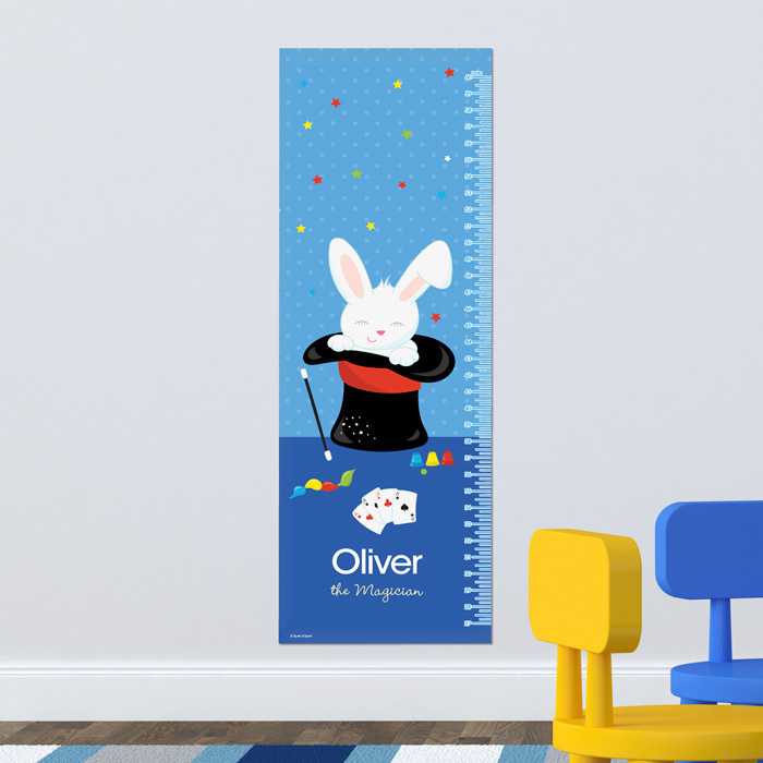 Cute Magician Boy Growth Chart
