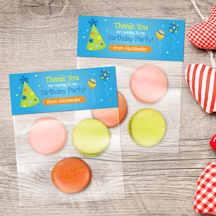 Boy Bday Cheers Treat Bags