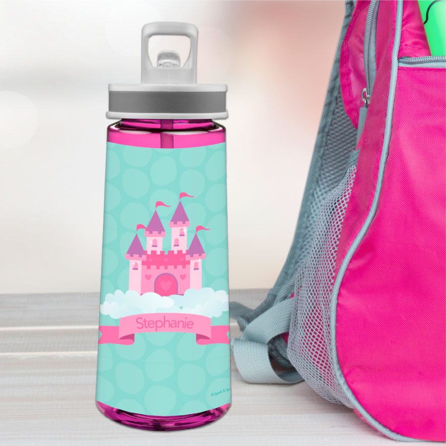 A Castle In The Sky Sports Water Bottle