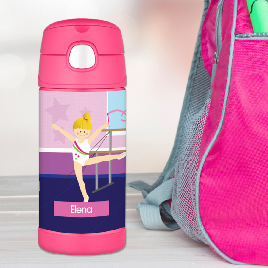Cute Gymnast Girl Thermos Bottle