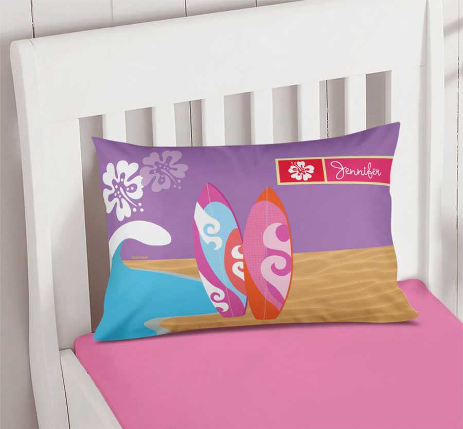 Surfing The Waves Pillowcase Cover